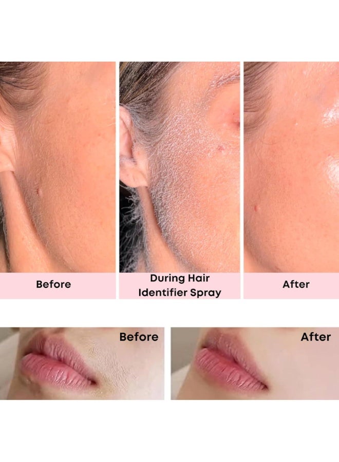 COZITIS Hair Identifier Spray For Face Shaving, Hair Identifier Spray For Face Shaving Dermaplaning, White Dermaplaning Spray, Dermaplaning Face Spray Powder, Skin Hair Identifier Spray, 130ML - Image 3